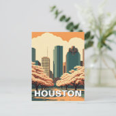 Carte Postale Houston Texas vintage (Debout devant)