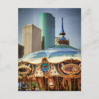 Carte Postale Houston Towers et Fairground Rides
