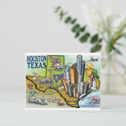 Carte Postale Houston TX (Debout devant)