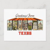 Carte Postale Houston TX (Devant)