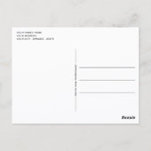 Carte Postale Houx vert classeux Baies rouges Feuillage botaniqu (Dos)