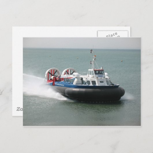 Carte postale Hovercraft (7343) (Devant / Derrière)
