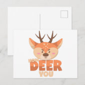 Carte Postale How Deer You (Devant / Derrière)