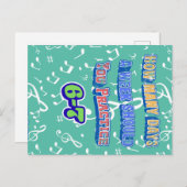 Carte Postale How Many Days A Week Should You Practice (Devant / Derrière)