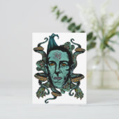 Carte Postale Howard Phillips Lovecraft (Debout devant)