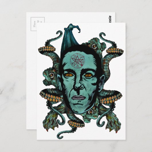 Carte Postale Howard Phillips Lovecraft (Devant / Derrière)