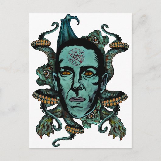 Carte Postale Howard Phillips Lovecraft (Devant)