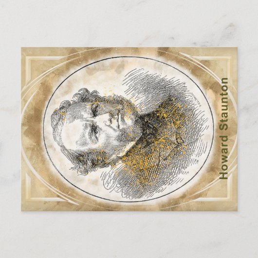 Carte Postale Howard Staunton, (Devant)