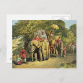 Carte Postale Howdah, 1863 (Devant / Derrière)