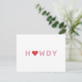 Carte postale Howdy (Debout devant)