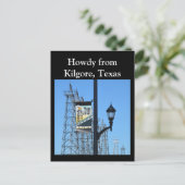 Carte Postale Howdy de Kilgore, Texas, Oil Derricks sur Main St (Debout devant)