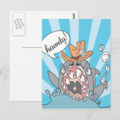 Carte postale Howdy Shark (Devant / Derrière)