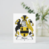 Carte Postale Howe Family Crest (Debout devant)