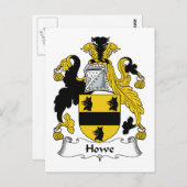 Carte Postale Howe Family Crest (Devant / Derrière)