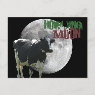 Carte Postale Howlin Cow Moon