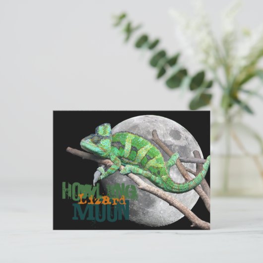 Carte Postale Howlin Lizard Moon (Debout devant)