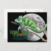 Carte Postale Howlin Lizard Moon (Devant / Derrière)