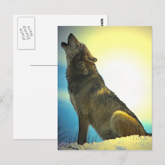 Carte Postale Howling (Devant / Derrière)