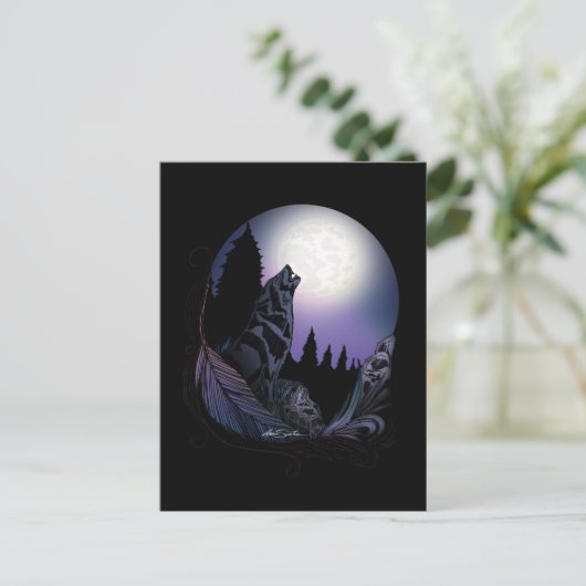 Carte Postale Howling Wolf (Debout devant)