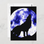 Carte Postale Howling Wolf à Moon (Devant / Derrière)