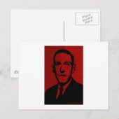 Carte postale HP Lovecraft Portrait (Devant / Derrière)