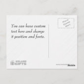 Carte Postale Hraunfossar I (Dos)