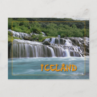 Carte Postale Hraunfossar Islande