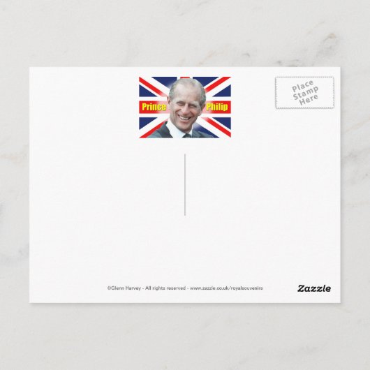 Carte Postale HRH Prince Philip (Dos)