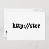 Carte Postale http://ster / code html (Devant / Derrière)