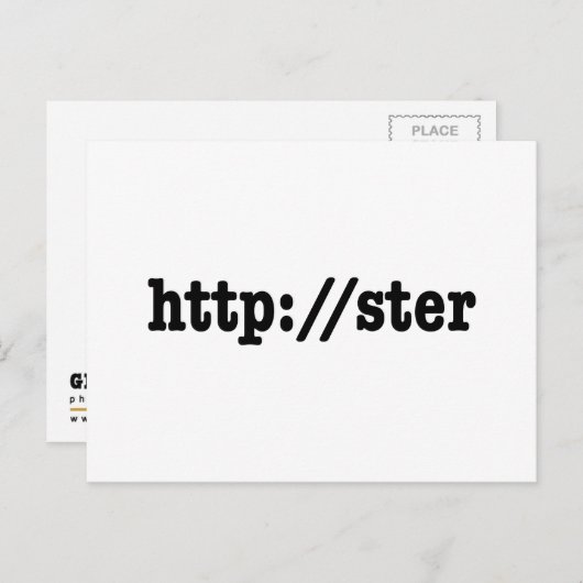 Carte Postale http://ster / code html (Devant / Derrière)