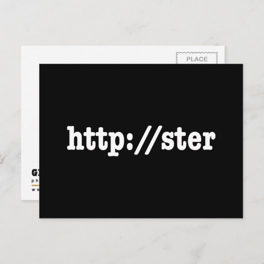 Carte Postale http://ster / code html (Devant / Derrière)