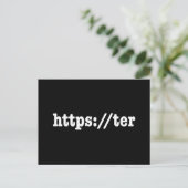 Carte Postale https://ter / code html (Debout devant)
