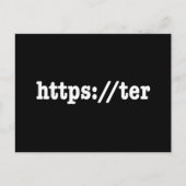 Carte Postale https://ter / code html (Devant)