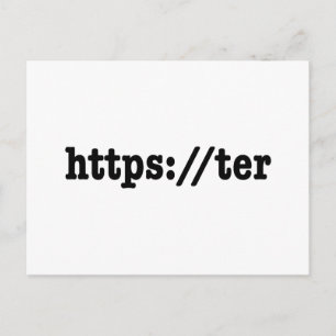 Carte Postale https://ter / code html