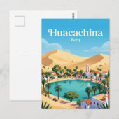 Carte Postale Huacachina Pérou (Devant / Derrière)