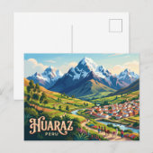 Carte Postale Huaraz Pérou (Devant / Derrière)