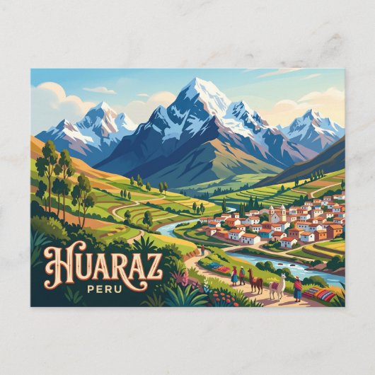 Carte Postale Huaraz Pérou (Devant)
