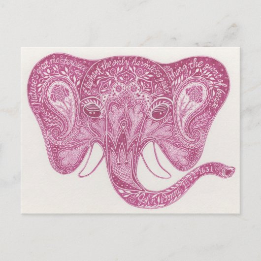 Carte Postale Hub des survivants, #5 : Elephant (Devant)