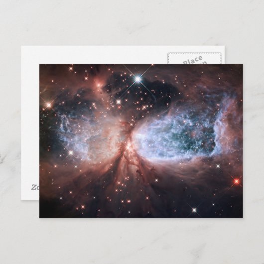 Carte Postale Hubble Ange de neige (Devant / Derrière)