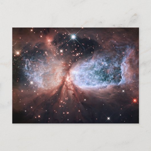Carte Postale Hubble Ange de neige (Devant)