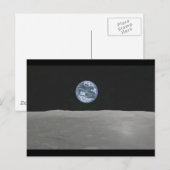 Carte Postale Hubble Earthrise (Devant / Derrière)