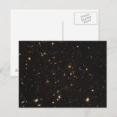 Carte Postale Hubble Ultra Deep Field Vue de 10 000 Galaxies (Devant / Derrière)