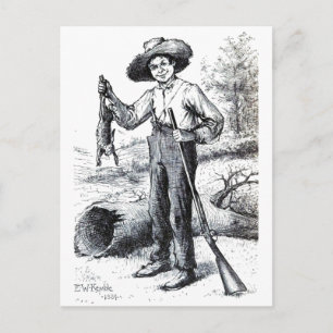 Carte Postale Huckleberry Finn