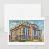 Carte Postale Hudson County Court House à Jersey City, NJ (Devant / Derrière)