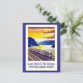 Carte postale Hudson New York Salutations Vintage (Debout devant)