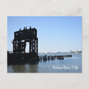 Carte Postale Hudson River Dock New York City NYC Photographie