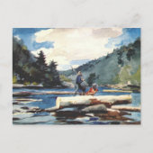 Carte Postale Hudson River, Logging by Winslow Homer 1897 (Devant)