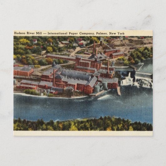 Carte Postale Hudson River Mill, Palmer, New York (Devant)