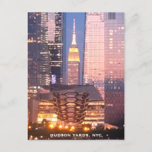 Carte Postale Hudson Yards (navire) Empire State Building, New Y