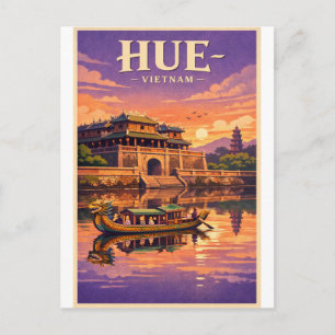 Carte Postale Hue Ancienne Capitale, Vietnam voyage